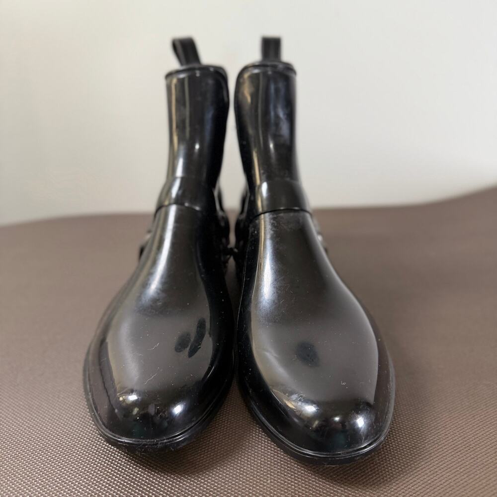 LAUREN RALPH LAUREN Tricia-Bo-Rai Wellies Rain Boots Black Outdoor Size 9B - Picture 3 of 8